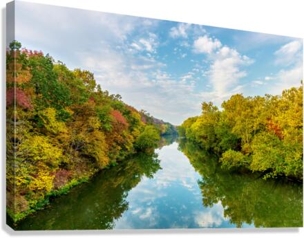 Fall Down Lake Springfield Canvas Print