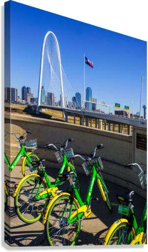 Pick Your Dallas Bike Ride Canvas Print