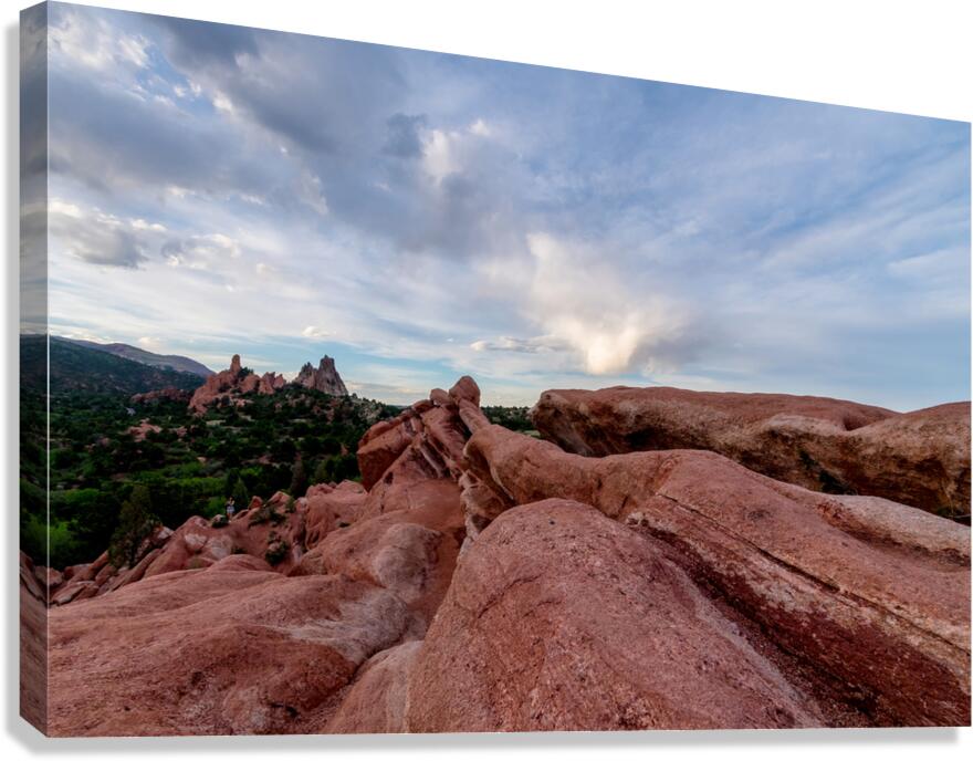 Waves Of Rocks Colorado Canvas Print