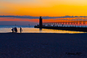 Sunset South Haven Michigan 2