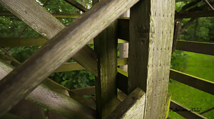 Stairs to the top Look out tower Blue Mound State Park 