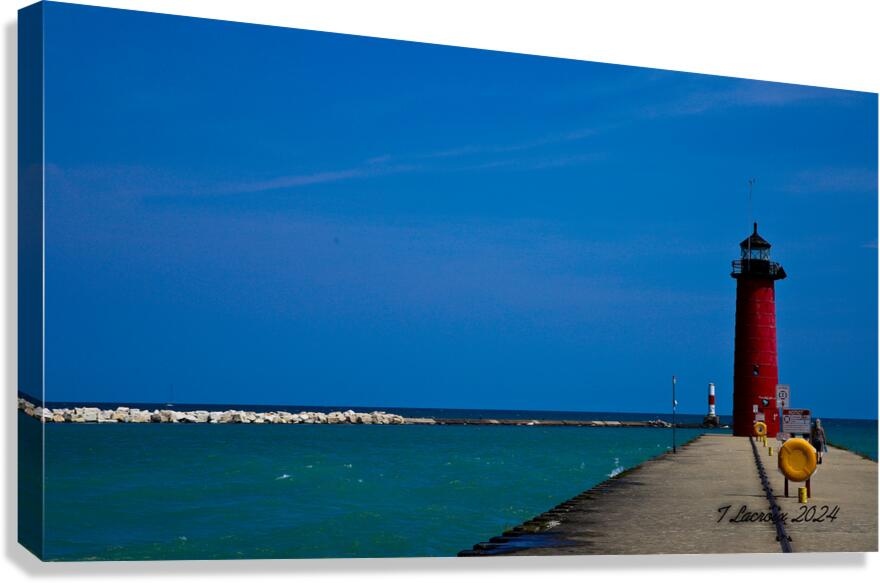 Kenosha Wisconsin Harbor 3 Canvas Print