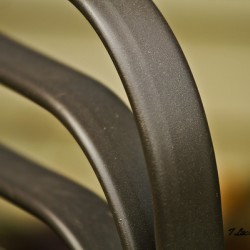 From my backyard stacked chairs
