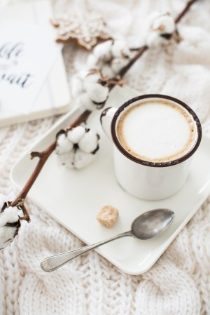Warm white winter