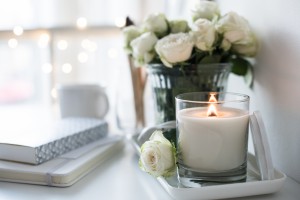 Cozy home candle
