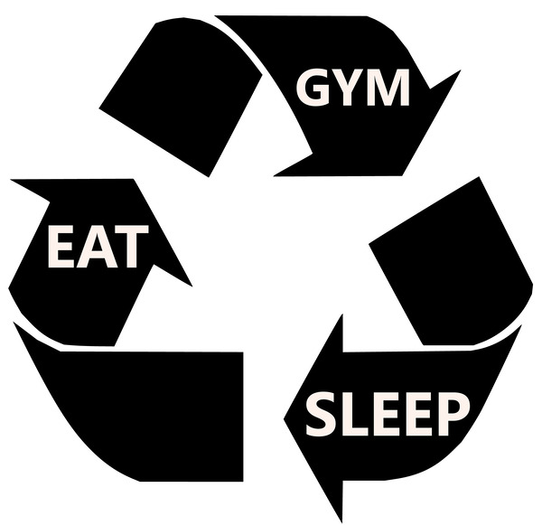 eat gym sleep by MOMOTP