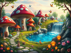 Mushroom Village Delight