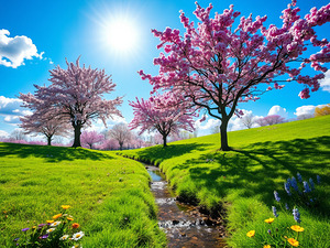 Blossoming Spring Serenity