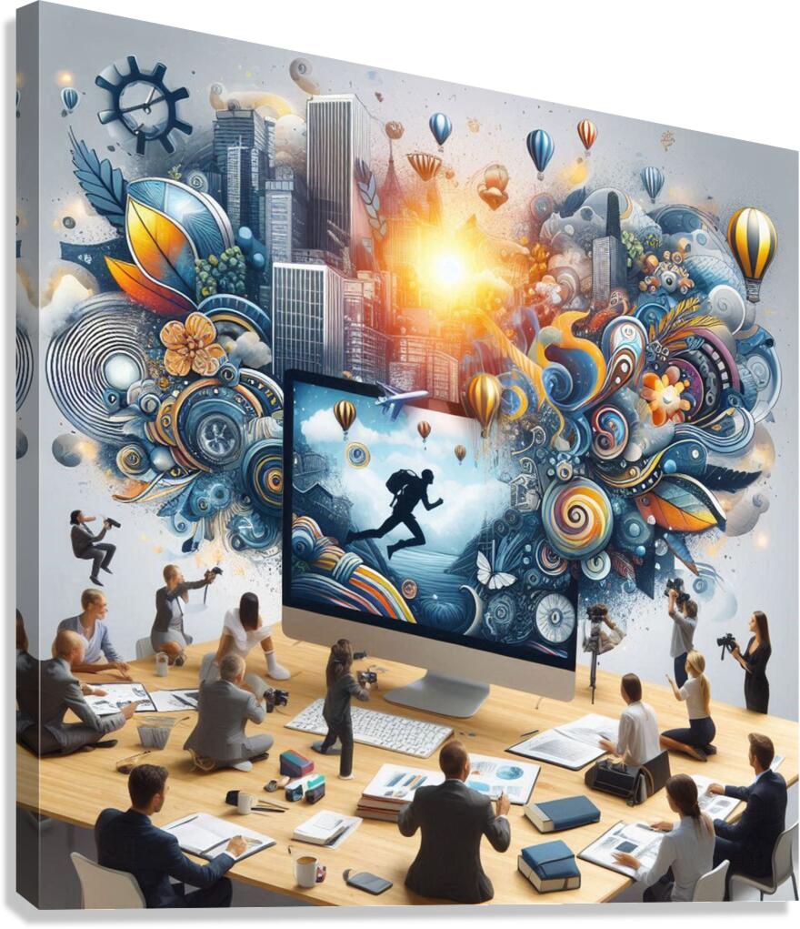 Brilliant Future Canvas Print