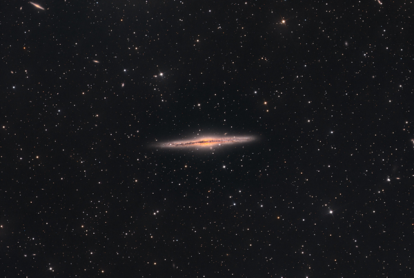 Silver Sliver Galaxy by AstroYYC
