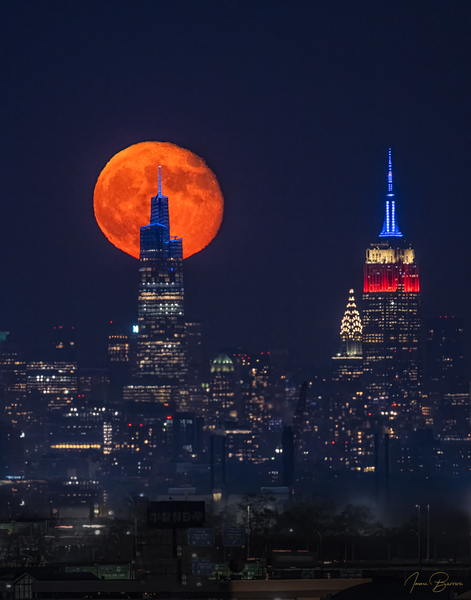 Moon over Midtown by Imma Barrera