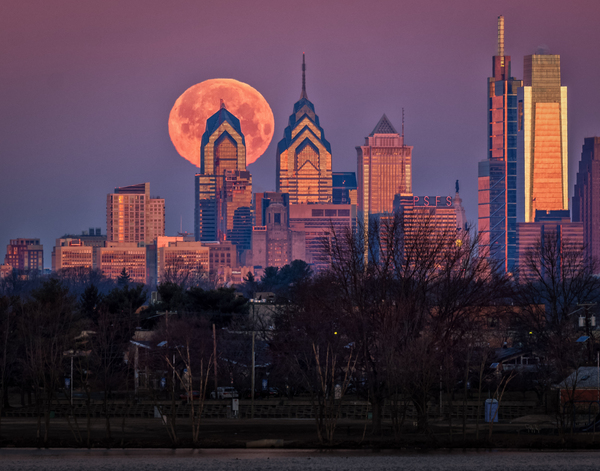 Moon over Philly 2 by Imma Barrera