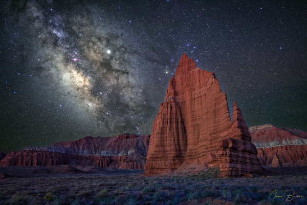 Temple Of The Moon  Print