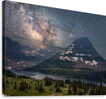 Hidden Lake   Canvas Print
