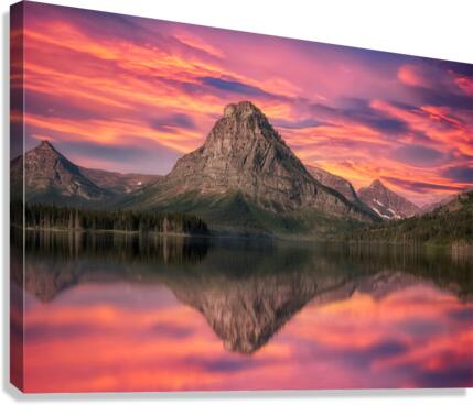 Two Medicine Lake  Canvas Print
