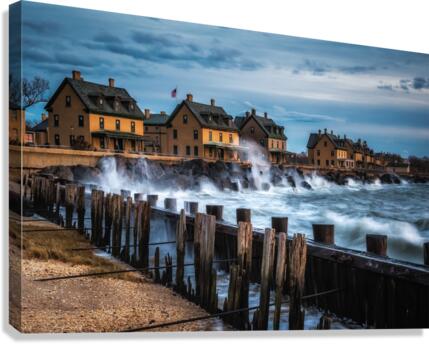Officer s row   Canvas Print