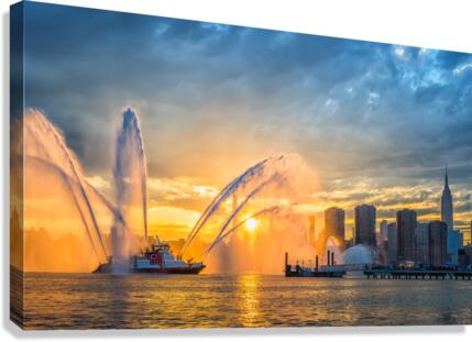 FDNY fireboat  Canvas Print