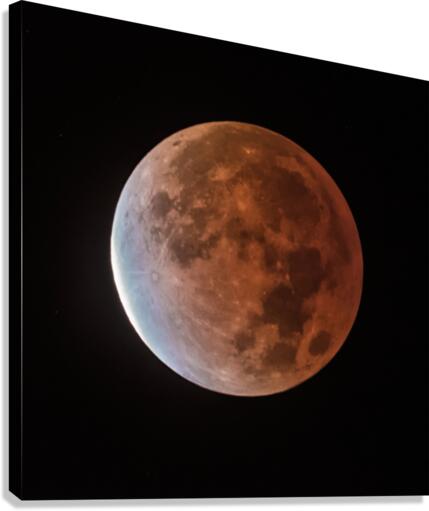 2021 eclipse  Canvas Print