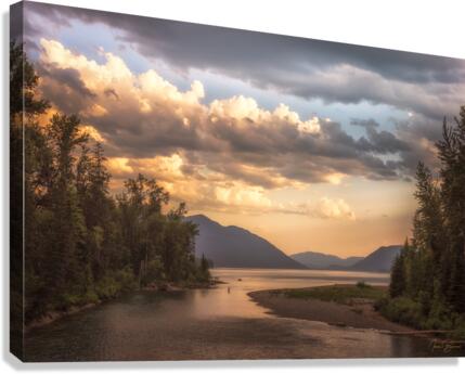 McDonald Creek  Canvas Print
