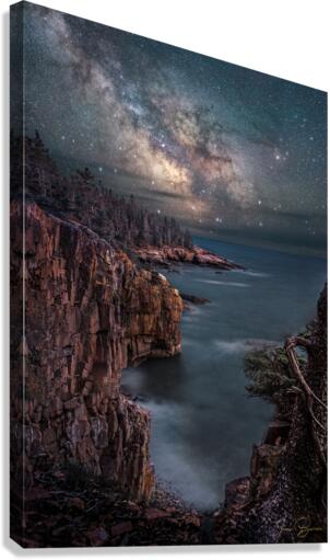 Acadia Cliffs  Canvas Print
