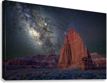 Temple Of The Moon  Canvas Print