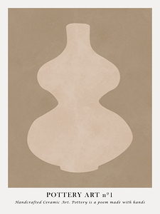 Pottery vase poster