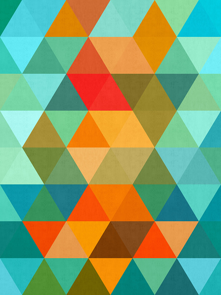 Colorful art in harmony 6 by Vitor Costa