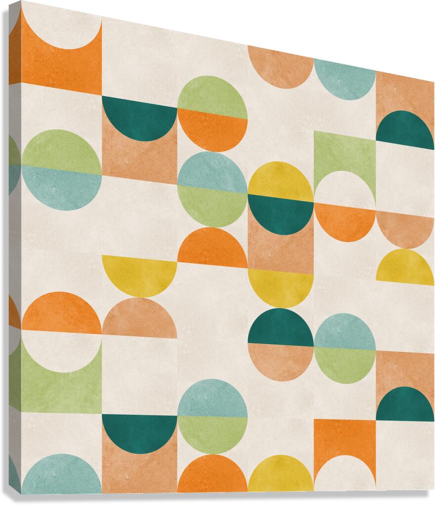 Colored circles 2 Canvas Print