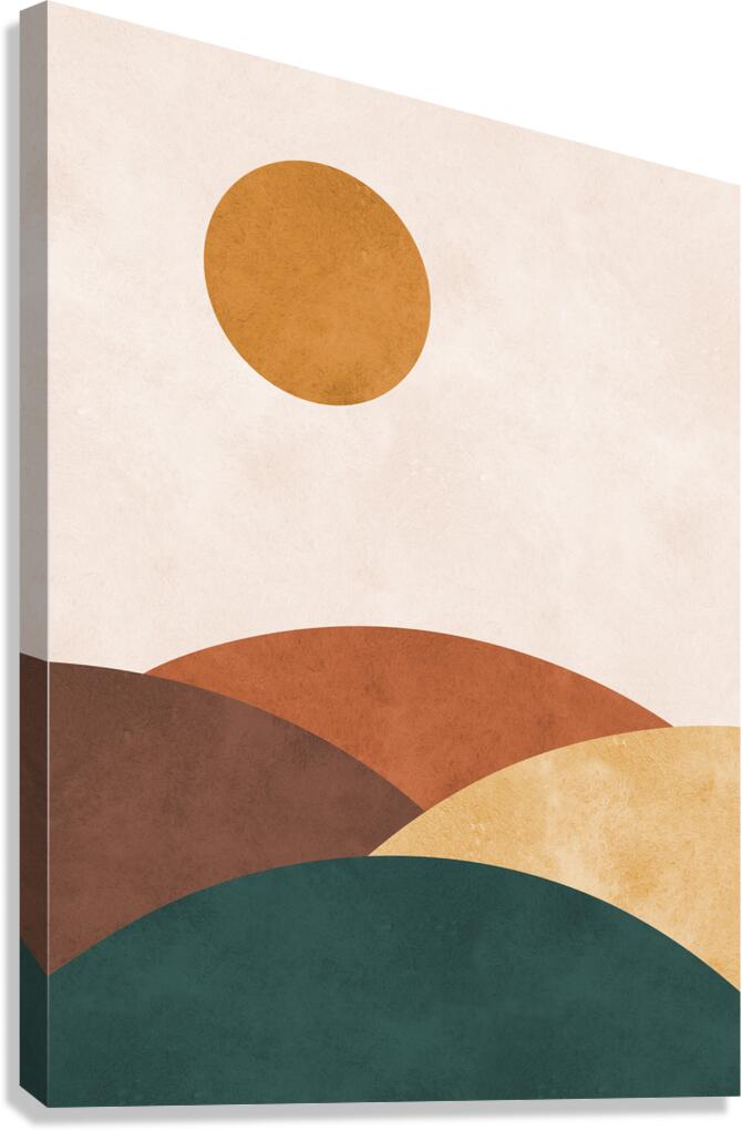 Expressionist landscape 2 Canvas Print