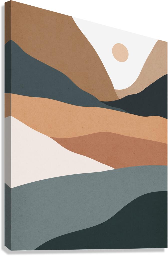 Expressionist landscape 7 Canvas Print