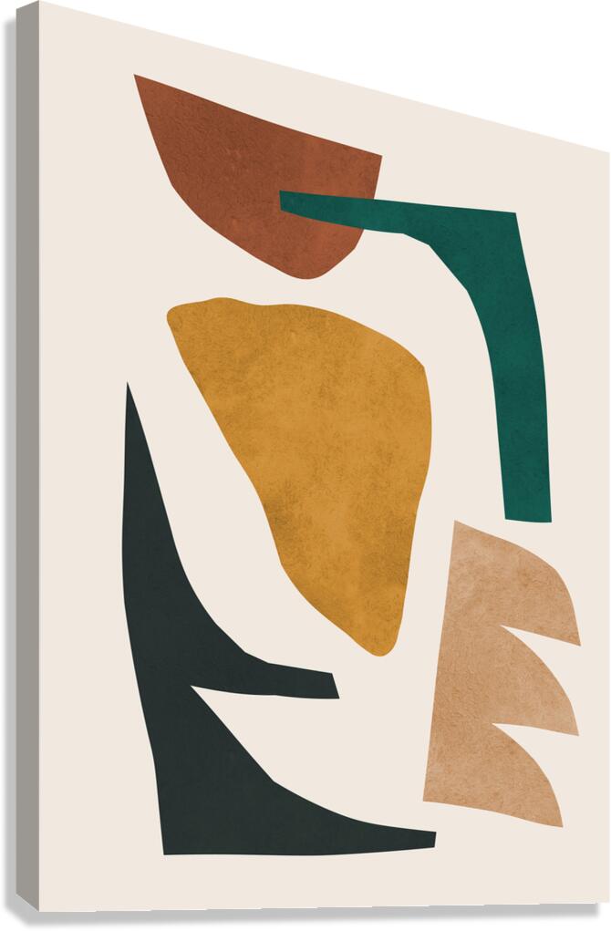 Expressionist cutouts 3 Canvas Print