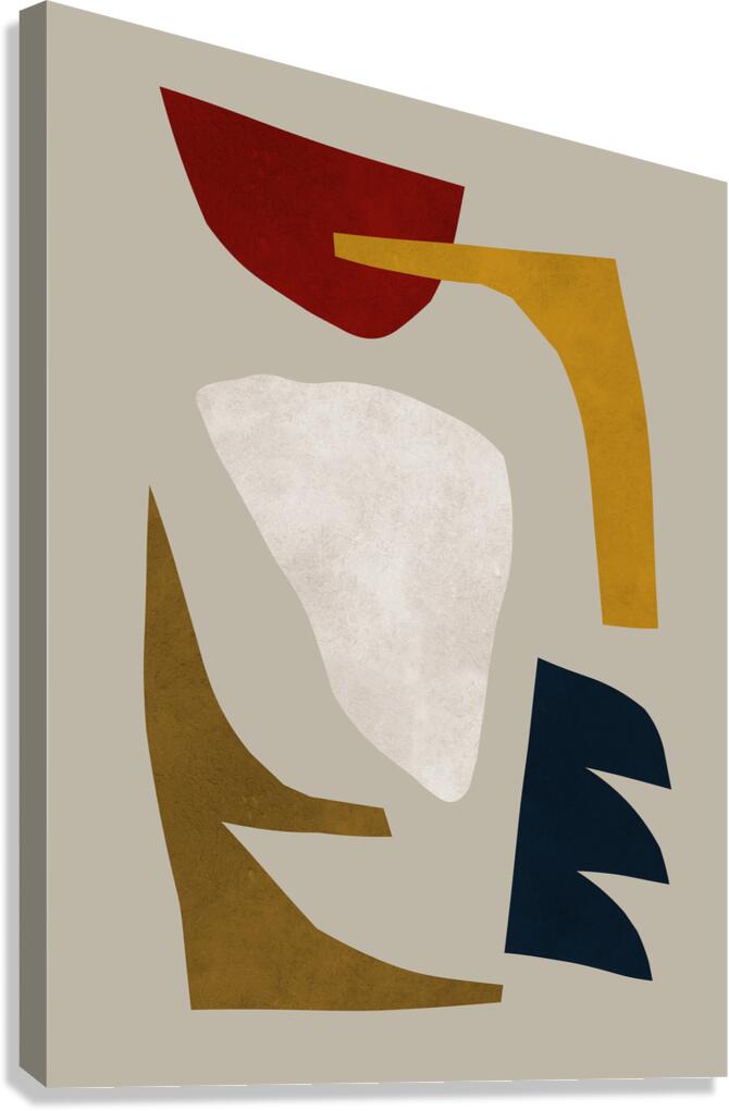 Expressionist cutouts 11 Canvas Print