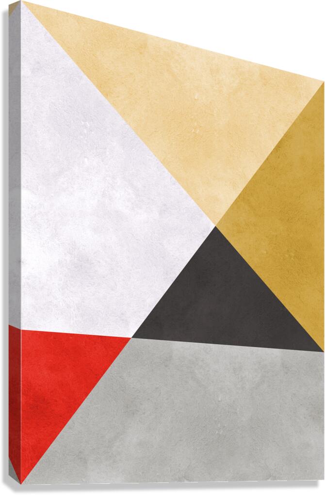 Abstract geometric collage 7 Canvas Print