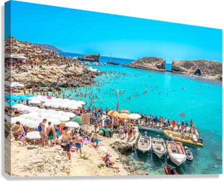 The Blue Lagoon  Canvas Print