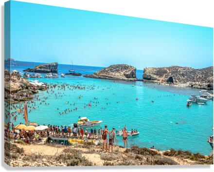 The Blue Lagoon  Canvas Print