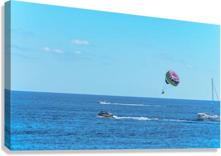 Parasailing Canvas Print