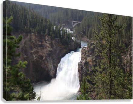 Upper Yellowstone Falls Canvas Print