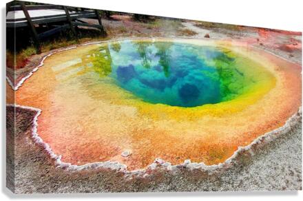 Cromatic Pool Canvas Print