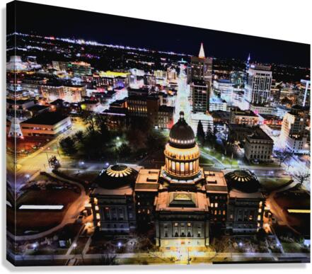 Down Capital St. Canvas Print