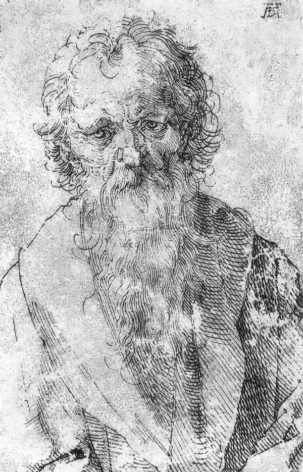 Bearded Man Print