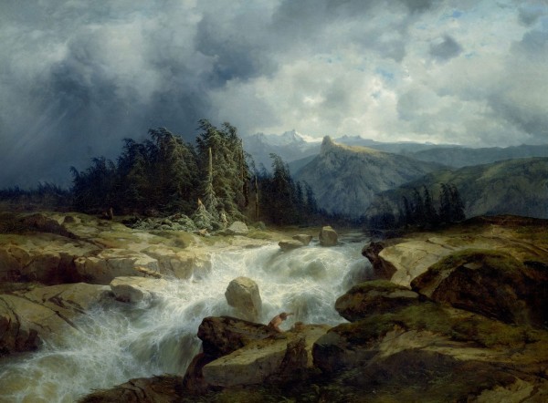 Mountains landscape Print