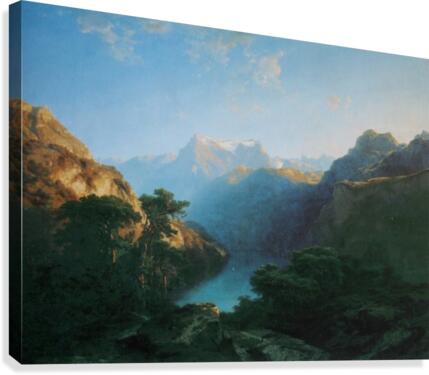 Mentone, 1864 Canvas Print