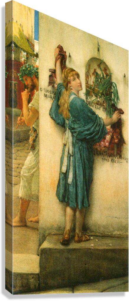 A road altar Canvas Print