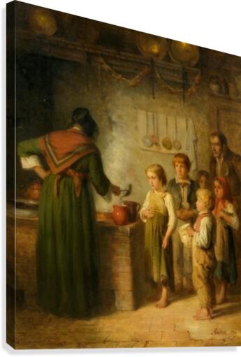 Lunch time Canvas Print