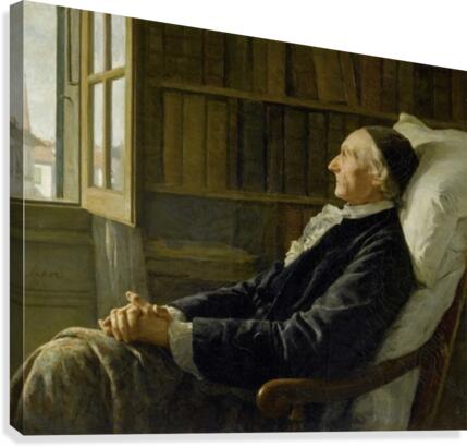 Lavater seated Canvas Print