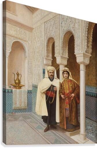 Oriental Couple  Canvas Print