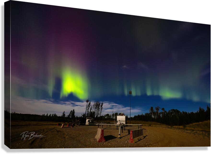 Midnight Aurora Canvas Print