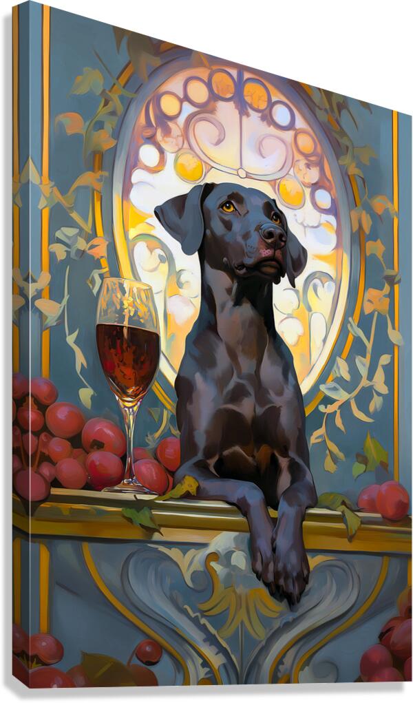 Manhattan Dog Canvas Print