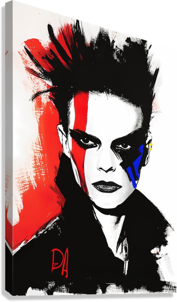Punk man Canvas Print