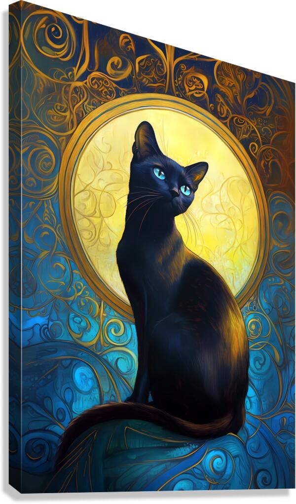 Luna cat Canvas Print